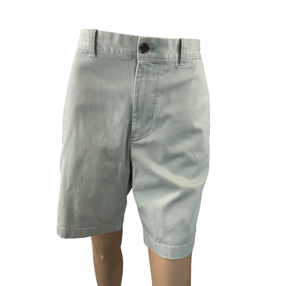 J. Crew Men's Shorts Sz 34 Sage Green Preppy Academia Coastal Belt Loops Pockets